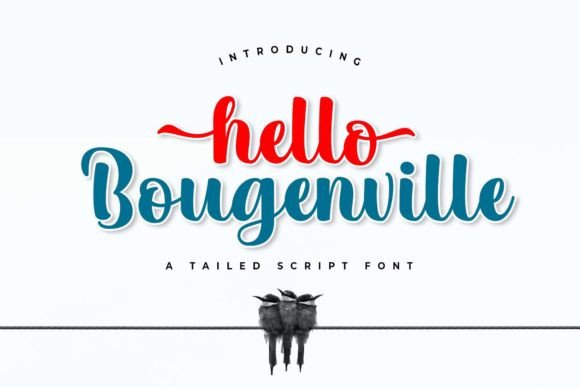 A Font for Romantic Narratives: Reviewing Hello Bougenville