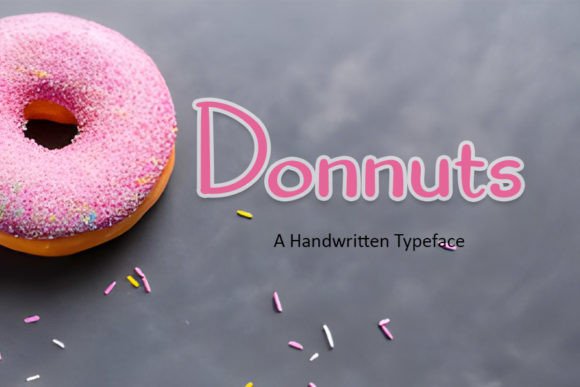 Donnuts: A Versatile Script Font for Editorial Design