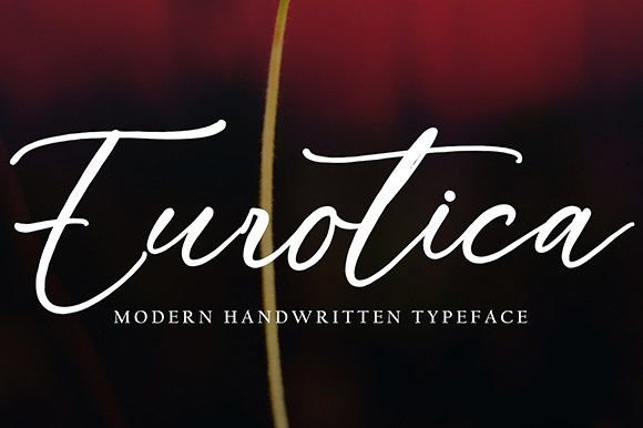 Eurotica: The Handmade Font That Elevates Your Crafted Products