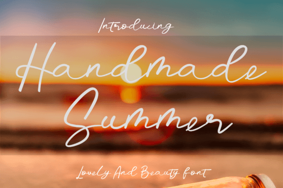 Handmade Summer: The Friendly Font for Clear Campaigns