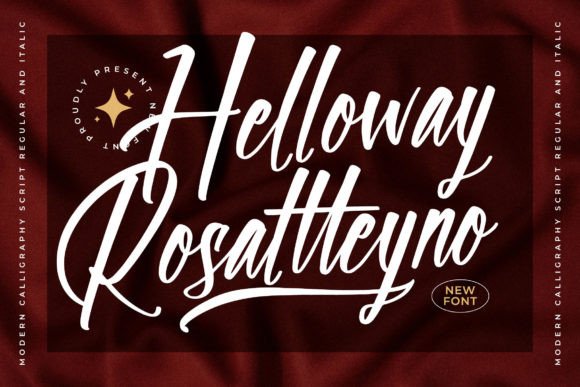 Helloway Rosaltteyno: A Modern Calligraphy Font for Makers