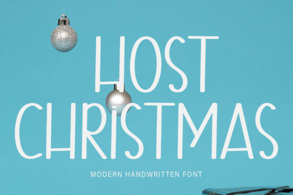 Host Christmas: A Friendly Handwritten Font for Marketing Creativity