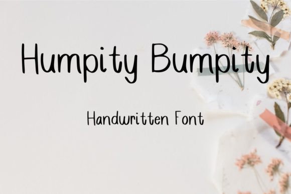 Humpity Bumpity: A Font with Character for Editorial Design