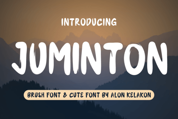 Juminton: A Script Font with Editorial Charm