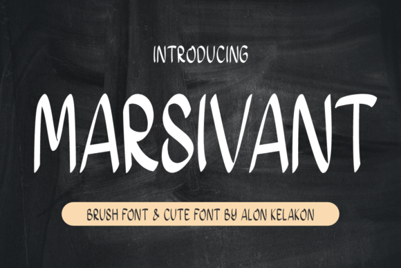 Marsivant: The Craft Font That Brings Character to Your Creations