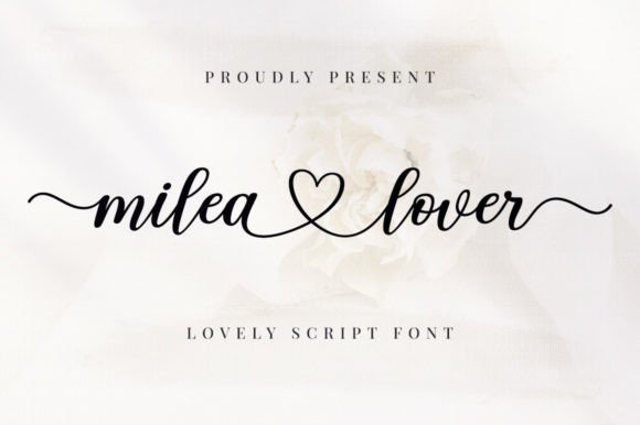 Milea Lover: A Handwritten Font for Branding with Heart