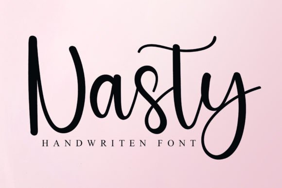 Nasty: A Handwritten Font with Editorial Personality