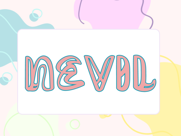 Nevil: A Quirky Typeface for Digital Designers