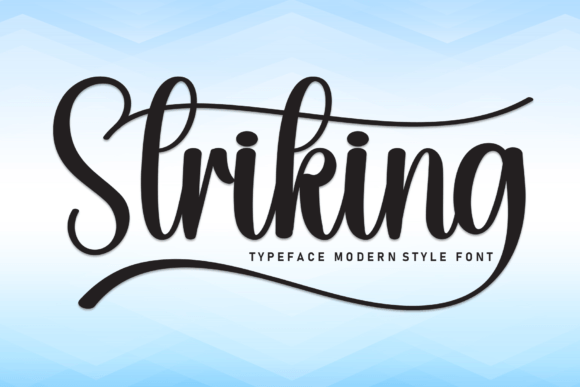 Striking: An Editorial Designer’s Take on a Modern Script Font