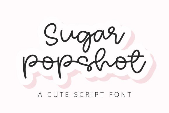 Sugar Popshot: The Sweet Script Font for Editorial Charm