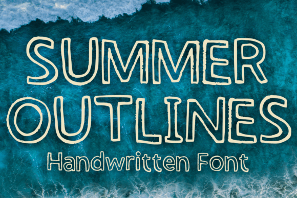 Summer Outlines: A Playful Typeface for Editorial Projects