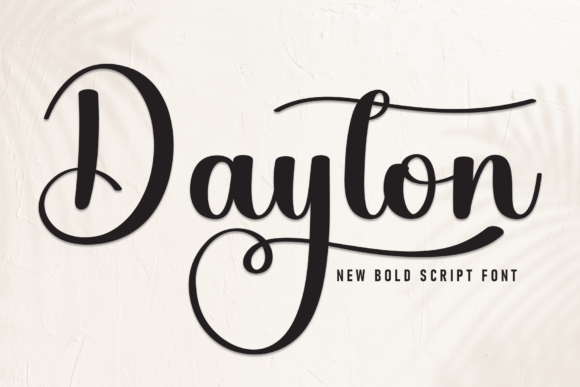 The Dayton Handwritten Font: Your Craft Business’s Bold Signature