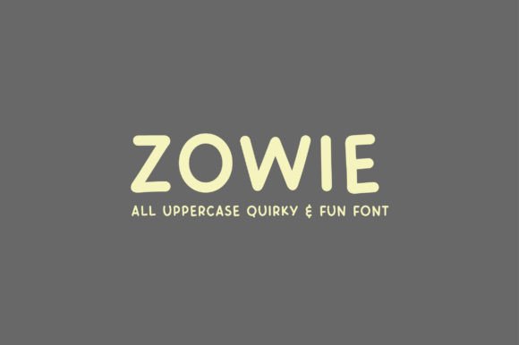 The Zowie Typeface: A Designer’s Playful Tool for Branding