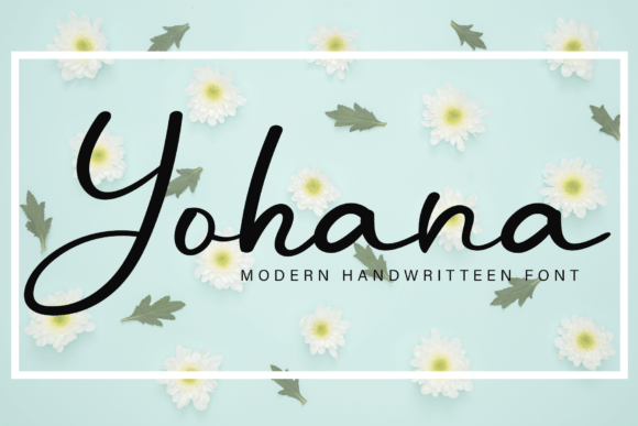 Yohana: A Script Font Designed for Modern Personality